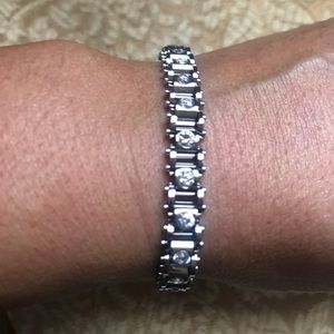 Chisel Stainless Steel CZ Tennis Bracelet 7.5